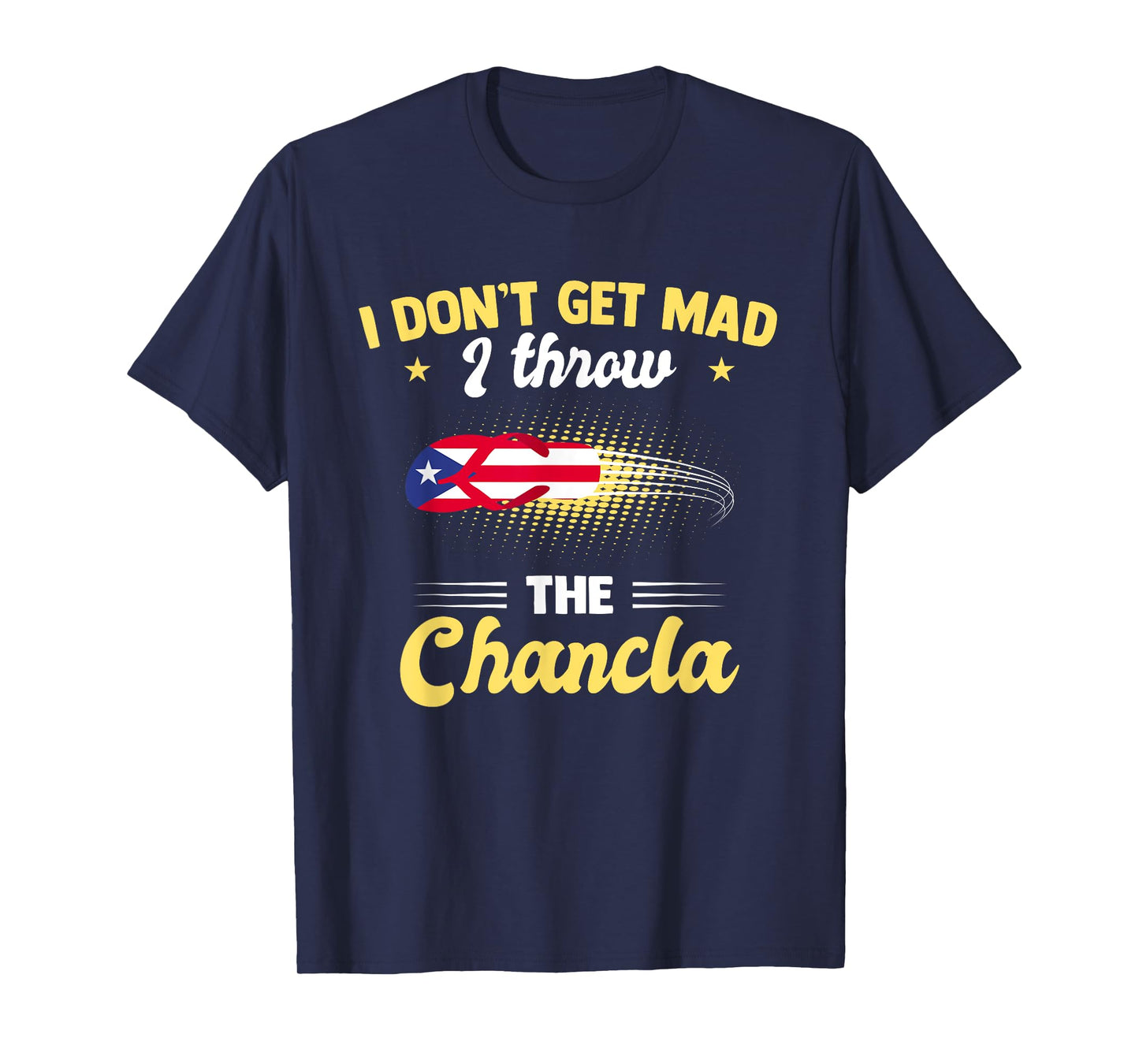 Chancla Puerto Rican Funny Spanish Puerto Rico Joke T-Shirt