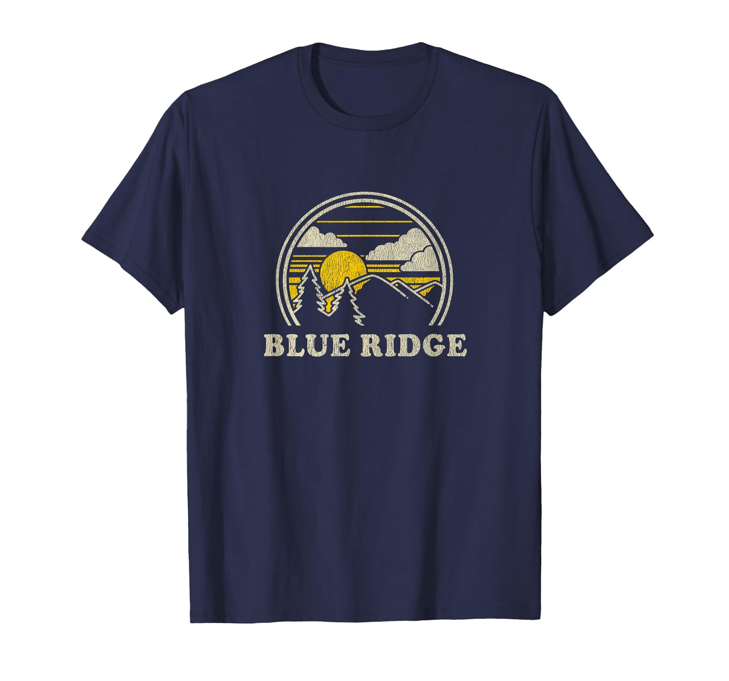 Blue Ridge Georgia GA T Shirt Vintage Hiking Mountains Tee T-Shirt