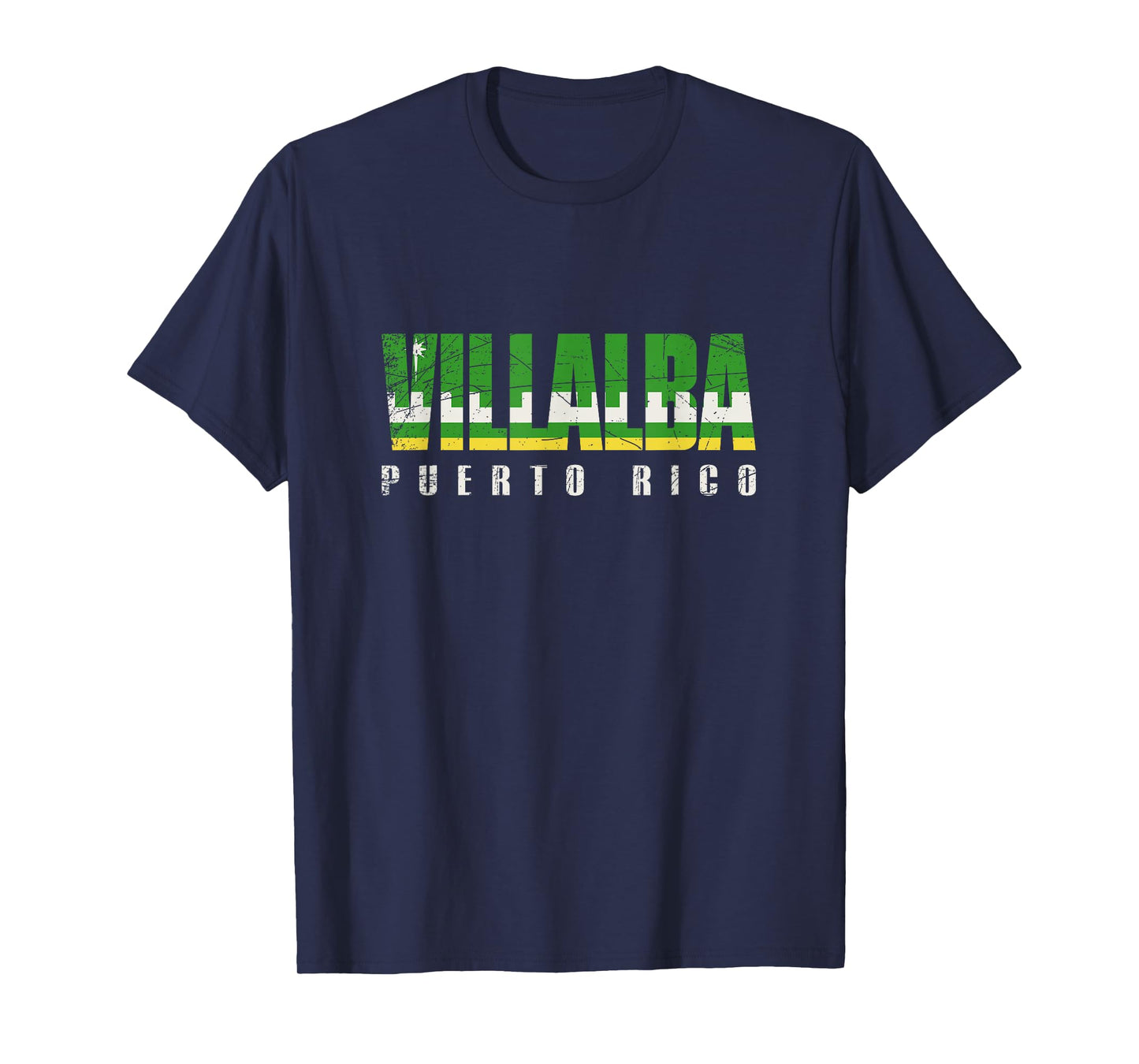 Villalba City in Puerto Rico, Villalba Flag T-Shirt