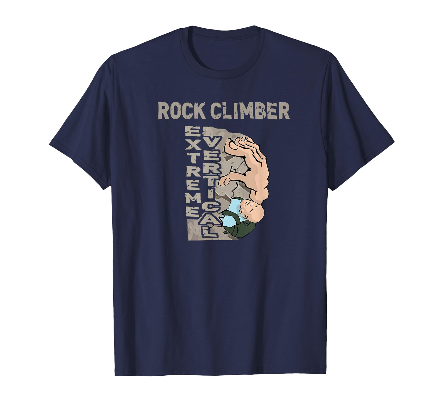 Rock Climbing Mountaineer Free Climber Cragsman T-Shirt