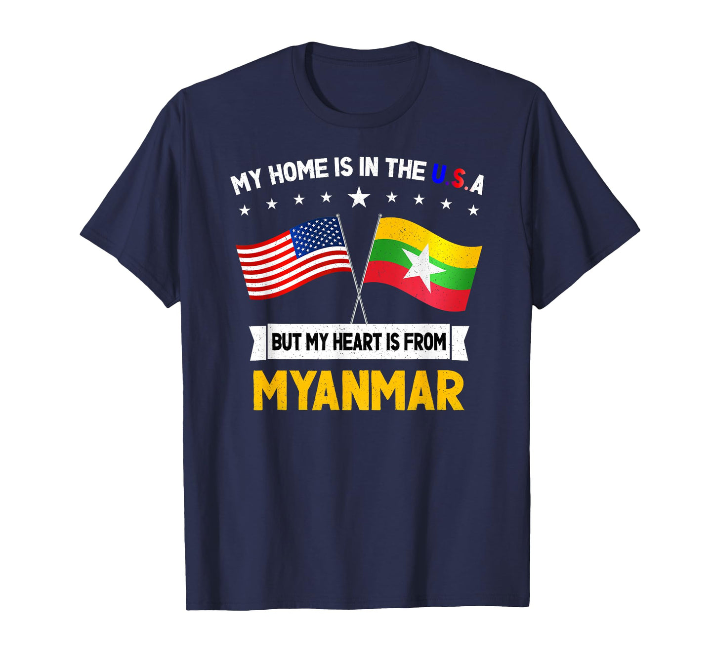 Myanmar & USA T-Shirt