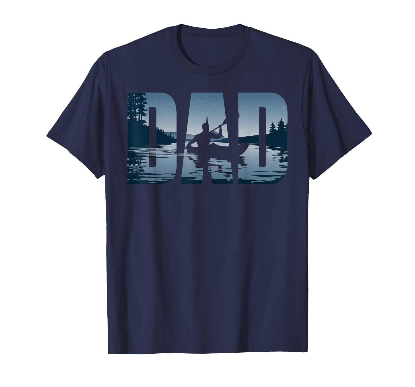 Fathers Day Kayaker Mens Kayaking Dad T-Shirt