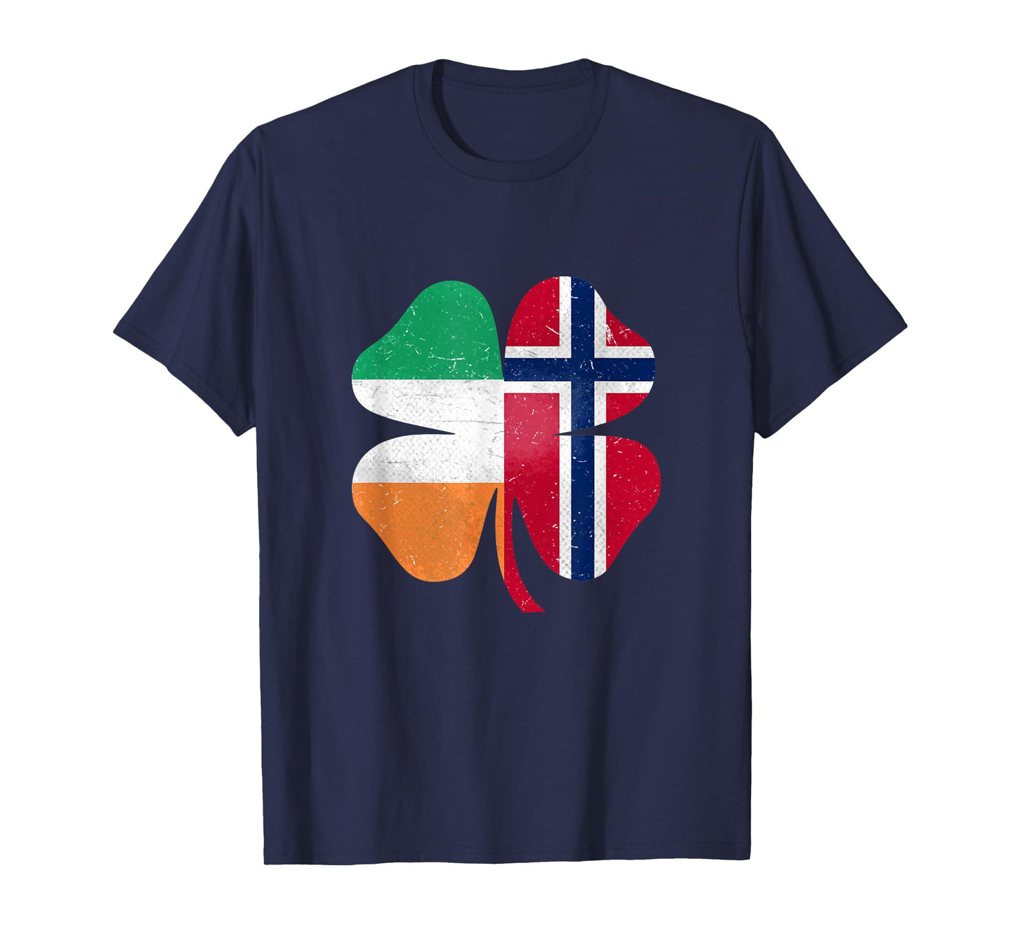 Norwegian Irish Shamrock Norway Ireland St. Patrick's Day T-Shirt