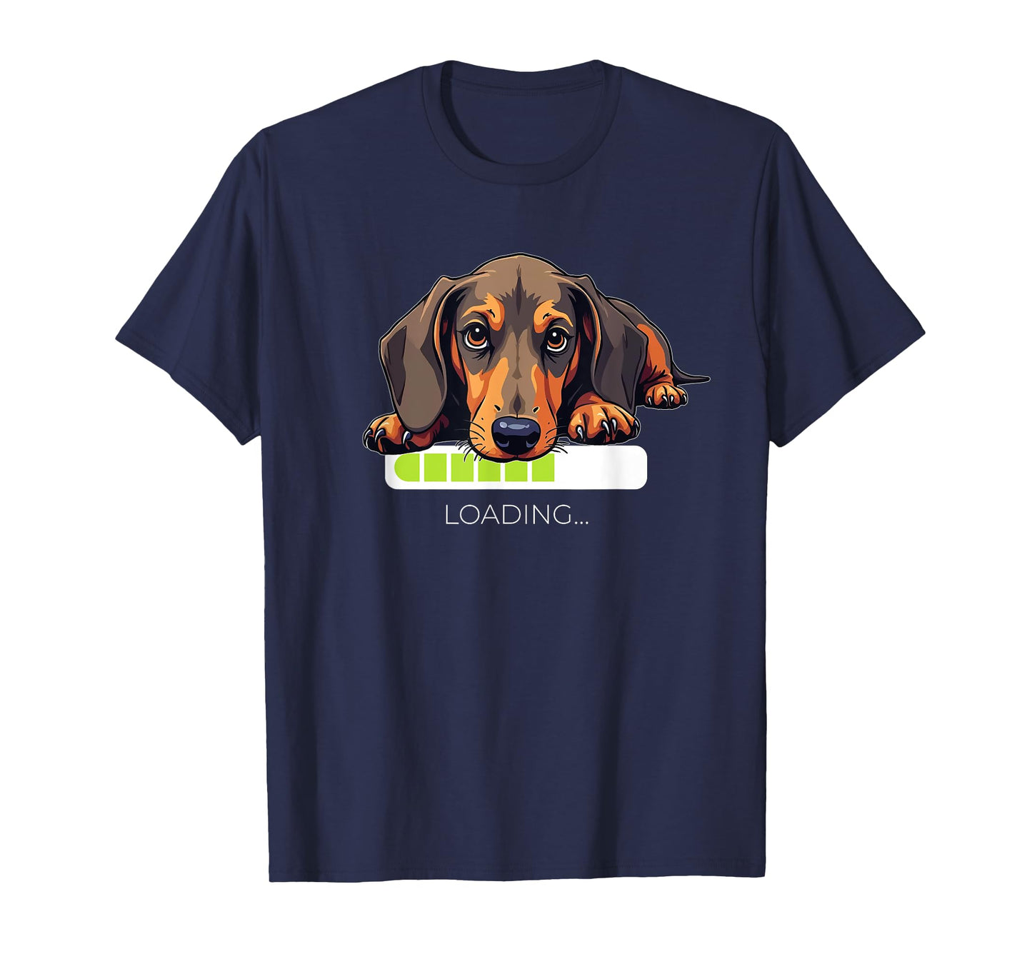 Dachshund Doxie Wiener Sausage Dog Loading T-Shirt