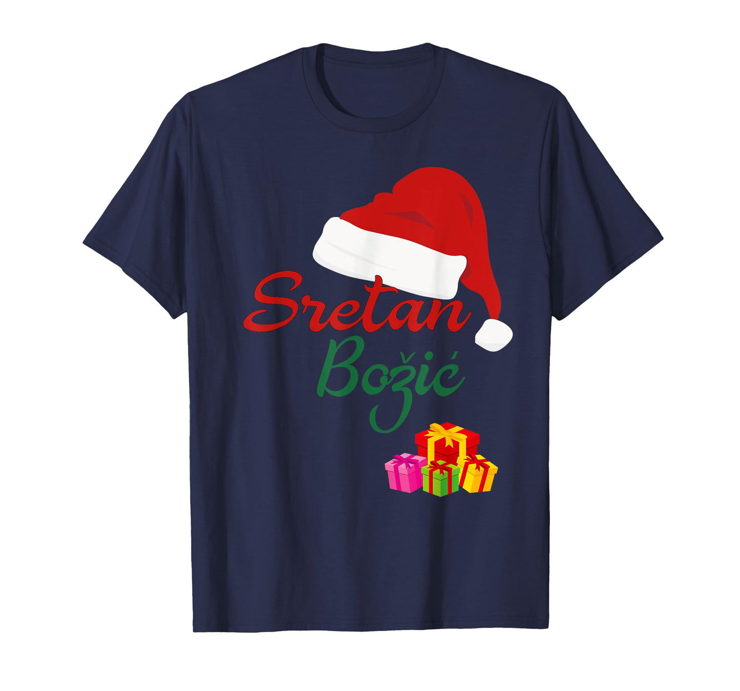 Merry Christmas Sretan Bozic Hrvatski Croatian Gift Hrvatska T-Shirt