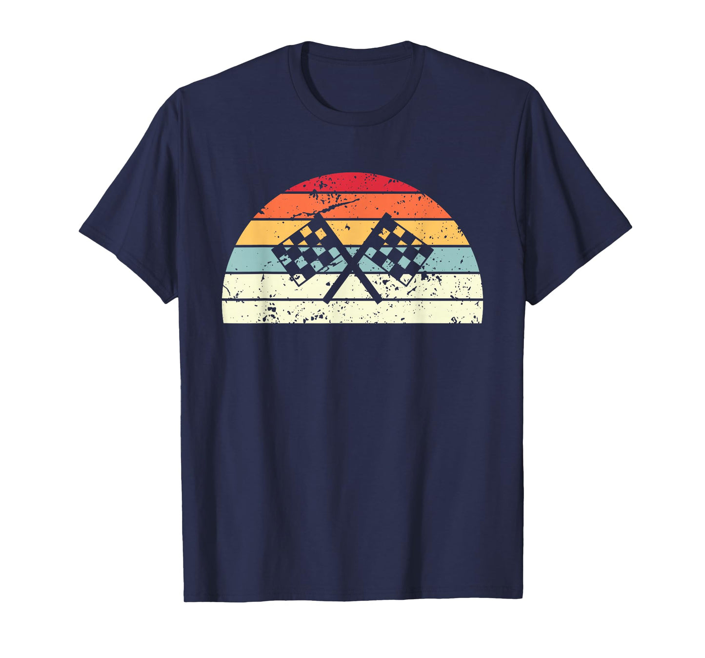 Vintage Racing Sunset Men Women distressed Sunrise T-Shirt