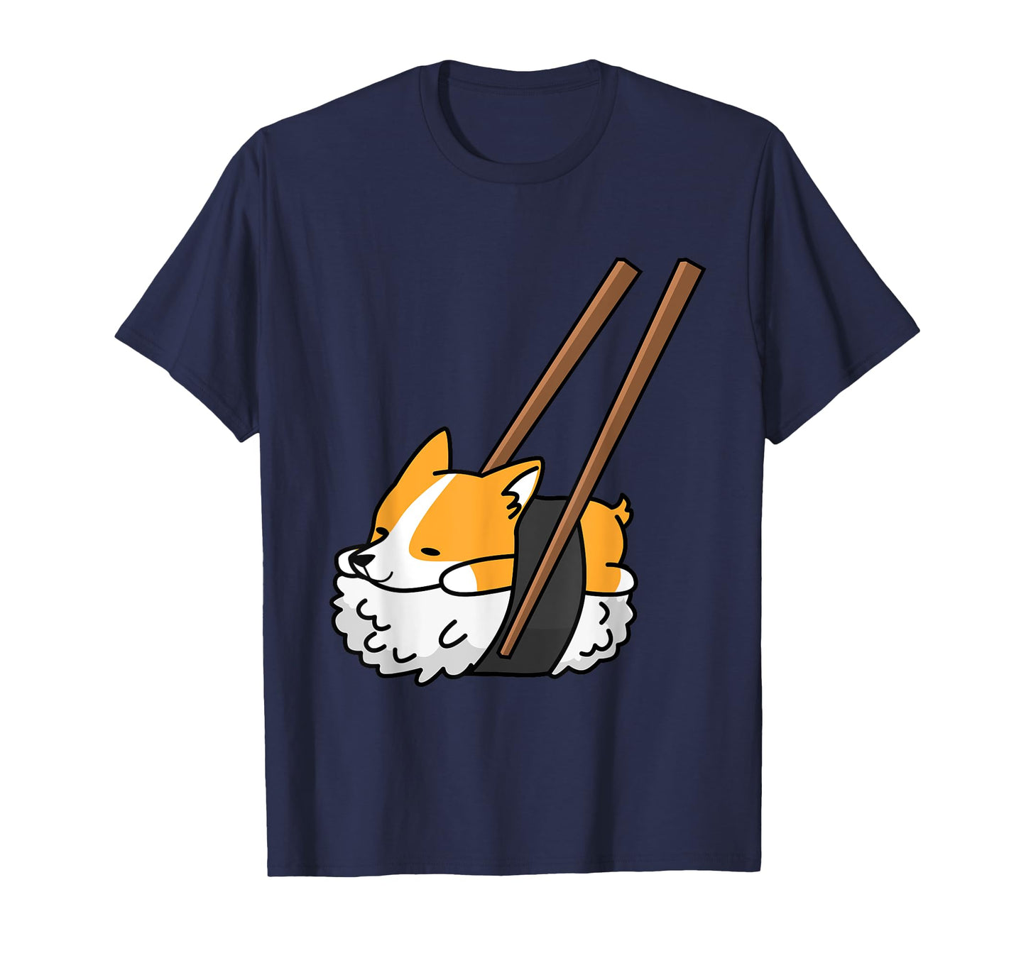 Sushi Corgi T-Shirt Funny Dog Shirt Men Women Girls Kids T-Shirt