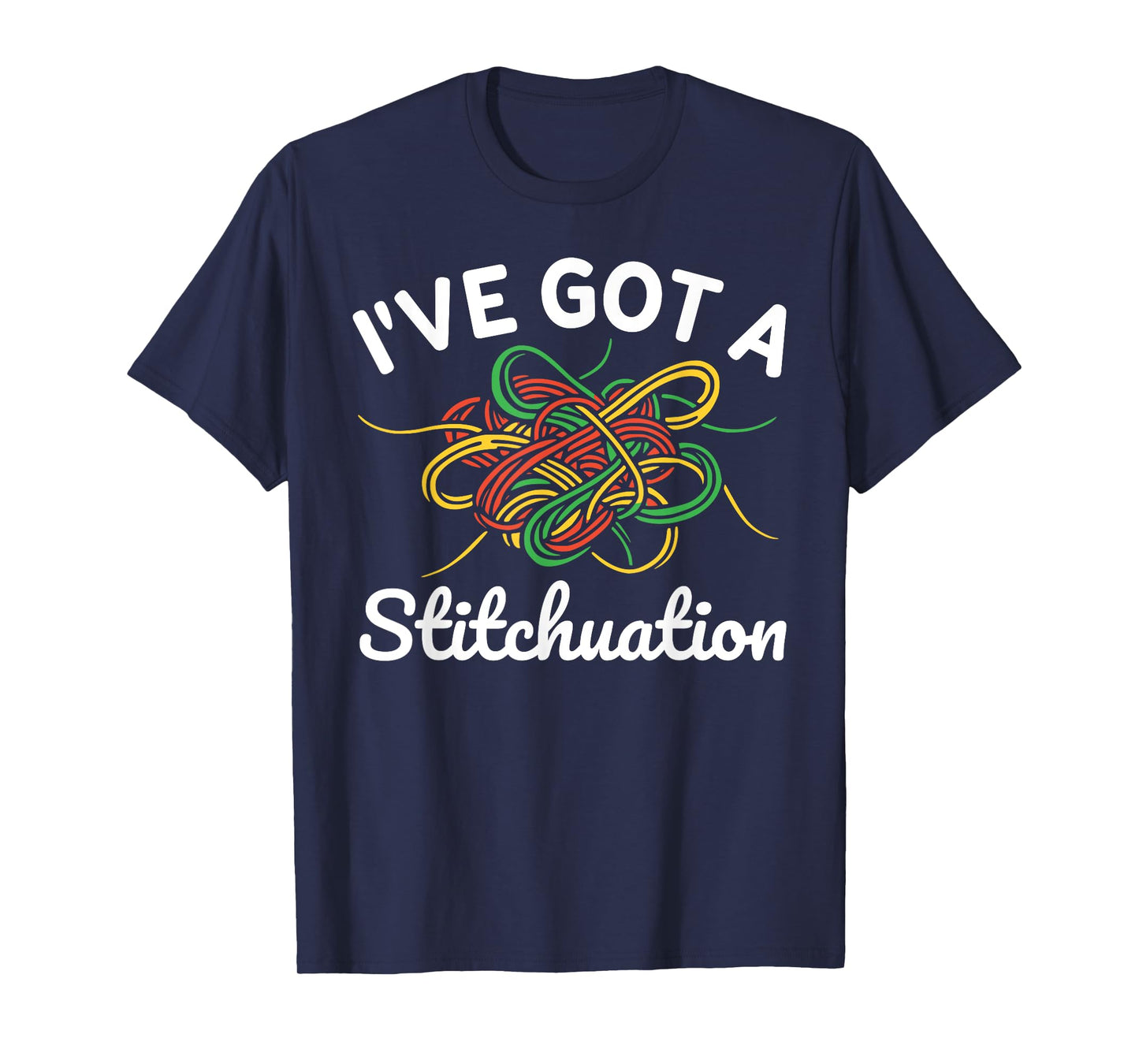 Funny Cross Stitch Pun Needlepoint Threading Floss Sewing T-Shirt