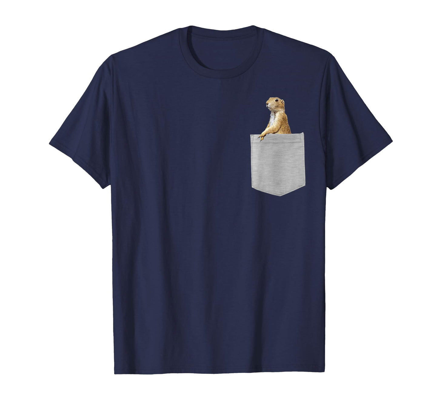 Animal in Your Pocket white Prairie Dog T-Shirt