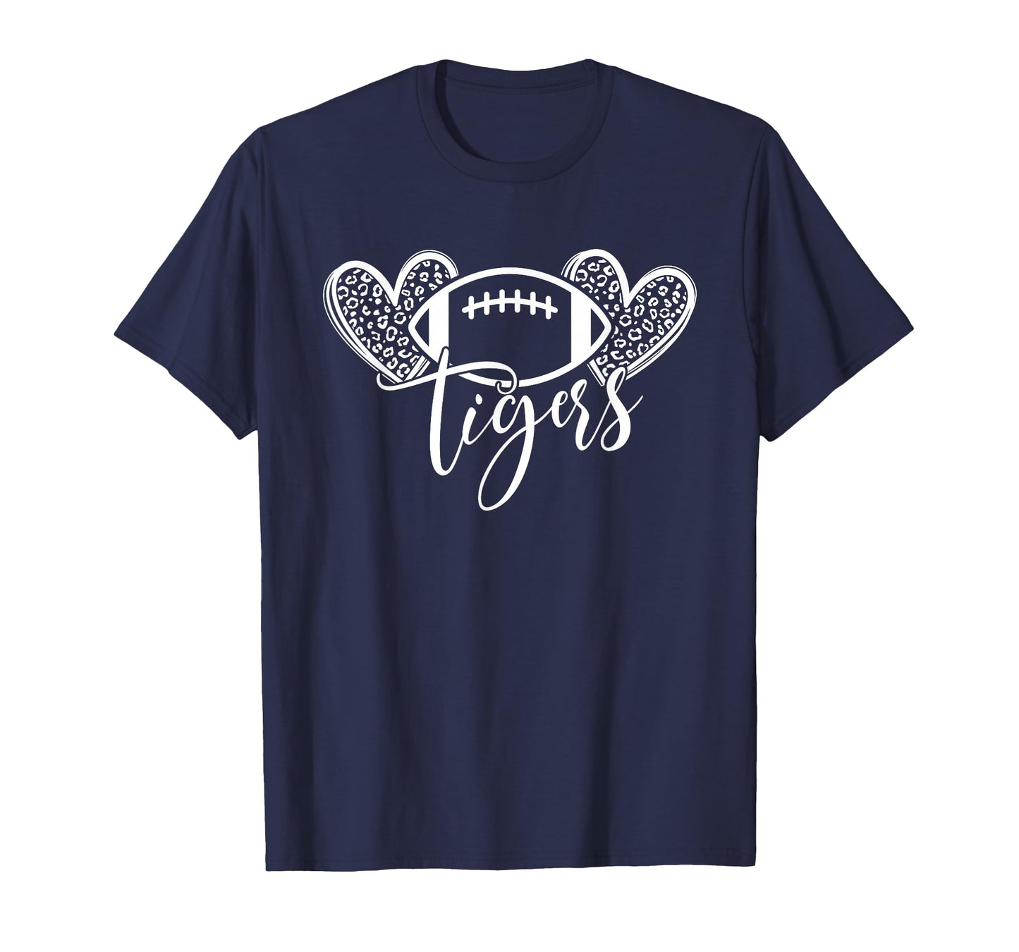 Cute Heart Tigers Sports Mascot - For Tigers Team Football T-Shirt