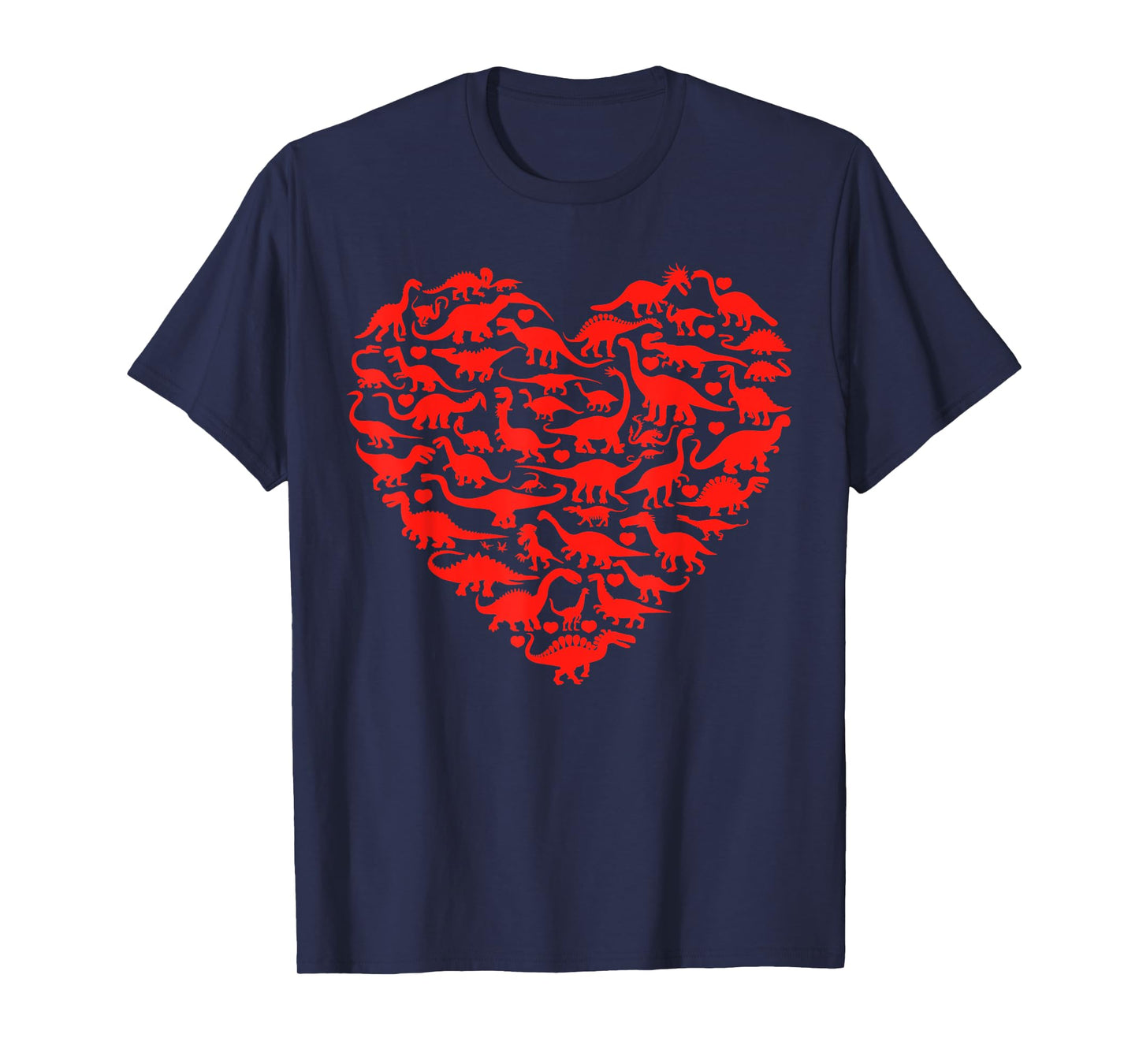 Dinosaur Love Heart T Rex Cute Valentines Day Boys Toddlers T-Shirt