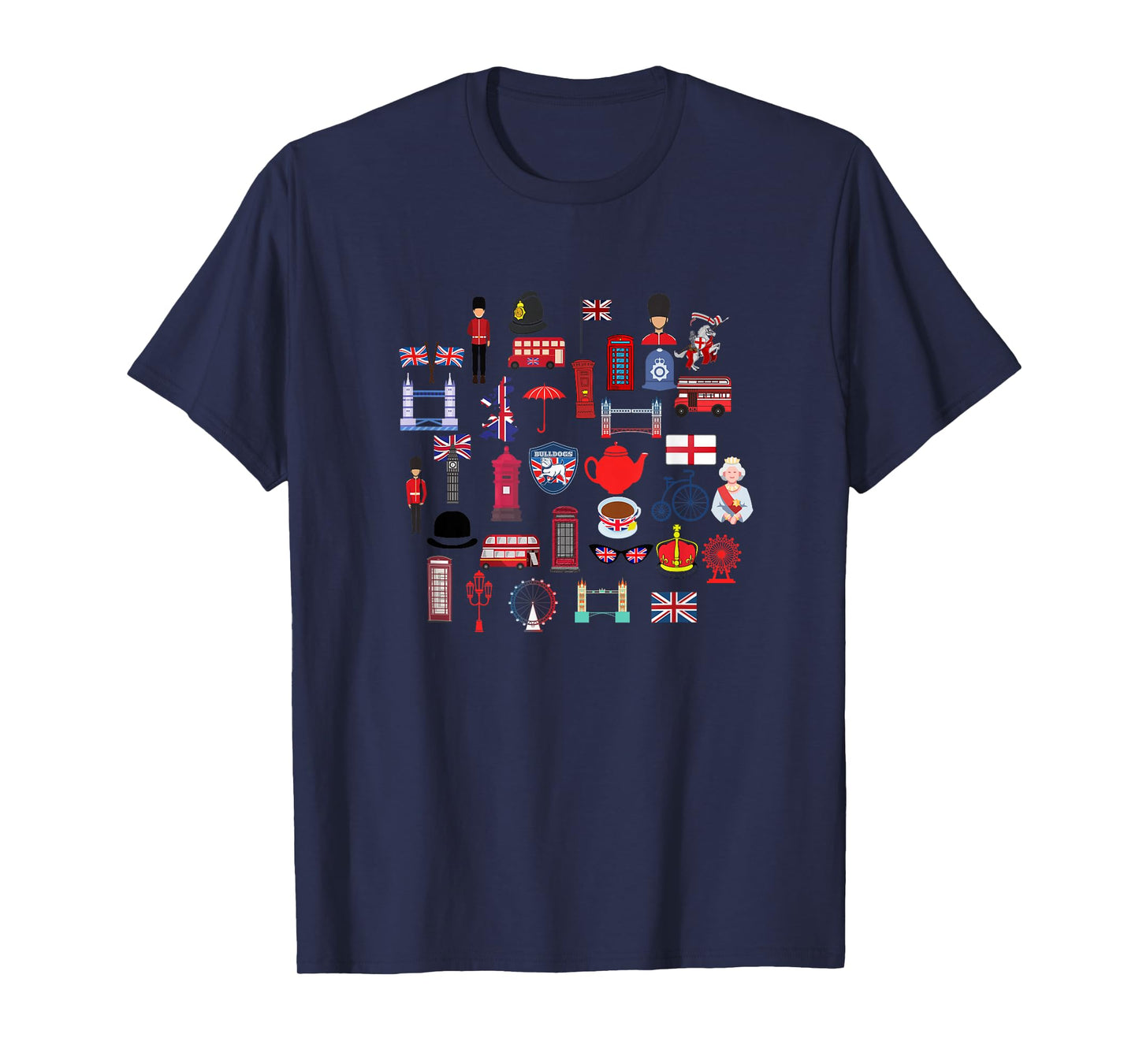 LONDON BRITISH, ENGLAND UK, UNION JACK FLAGS, GREAT BRITAIN T-Shirt