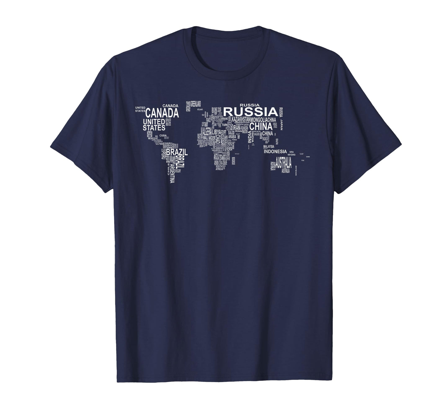 World Map Globe Text Element Shirt T-Shirt