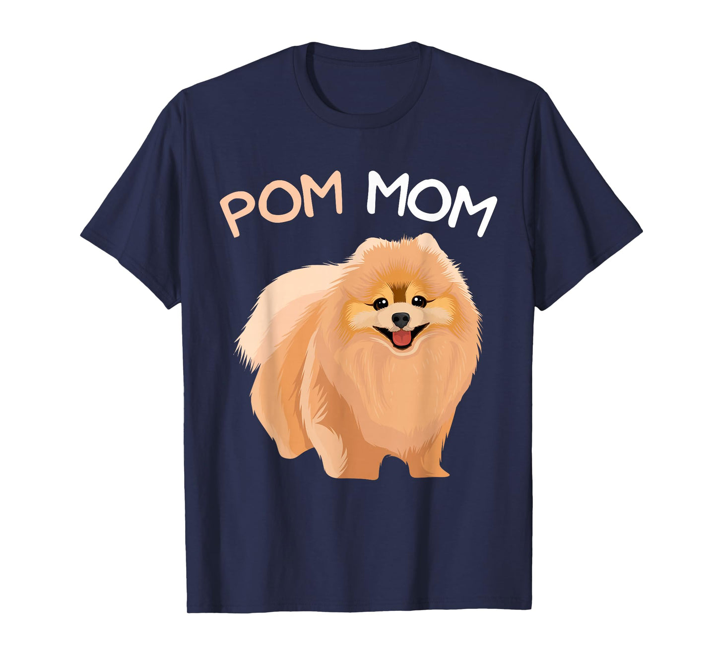 Pomeranian Pom Mom Pomeranian Mama Woman T-Shirt