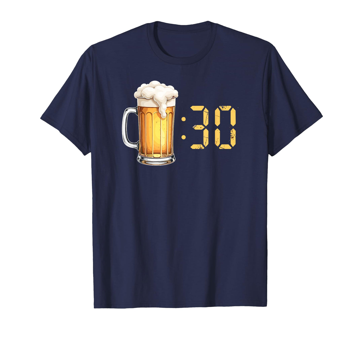 Funny Beer O'clock Humor Beer Time Drinking Team Matching T-Shirt