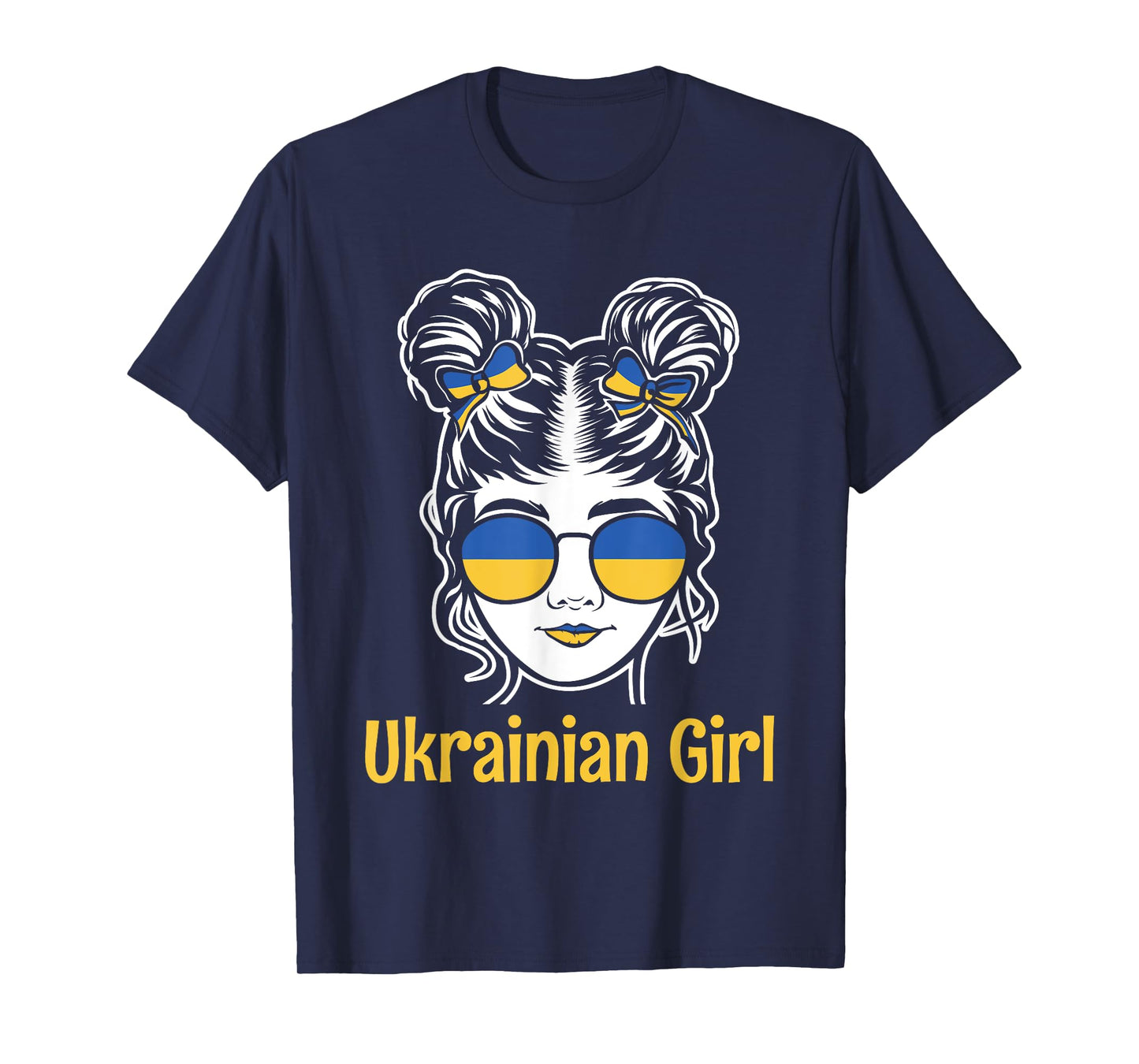 Ukrainian Girl Flag Symbol Love Support Ukraine Country Gift T-Shirt