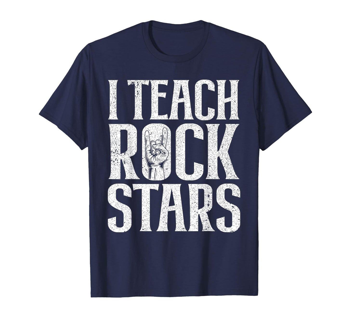 Funny Music Teacher Art For Men Women Rock And Roll Teaching T-Shirt