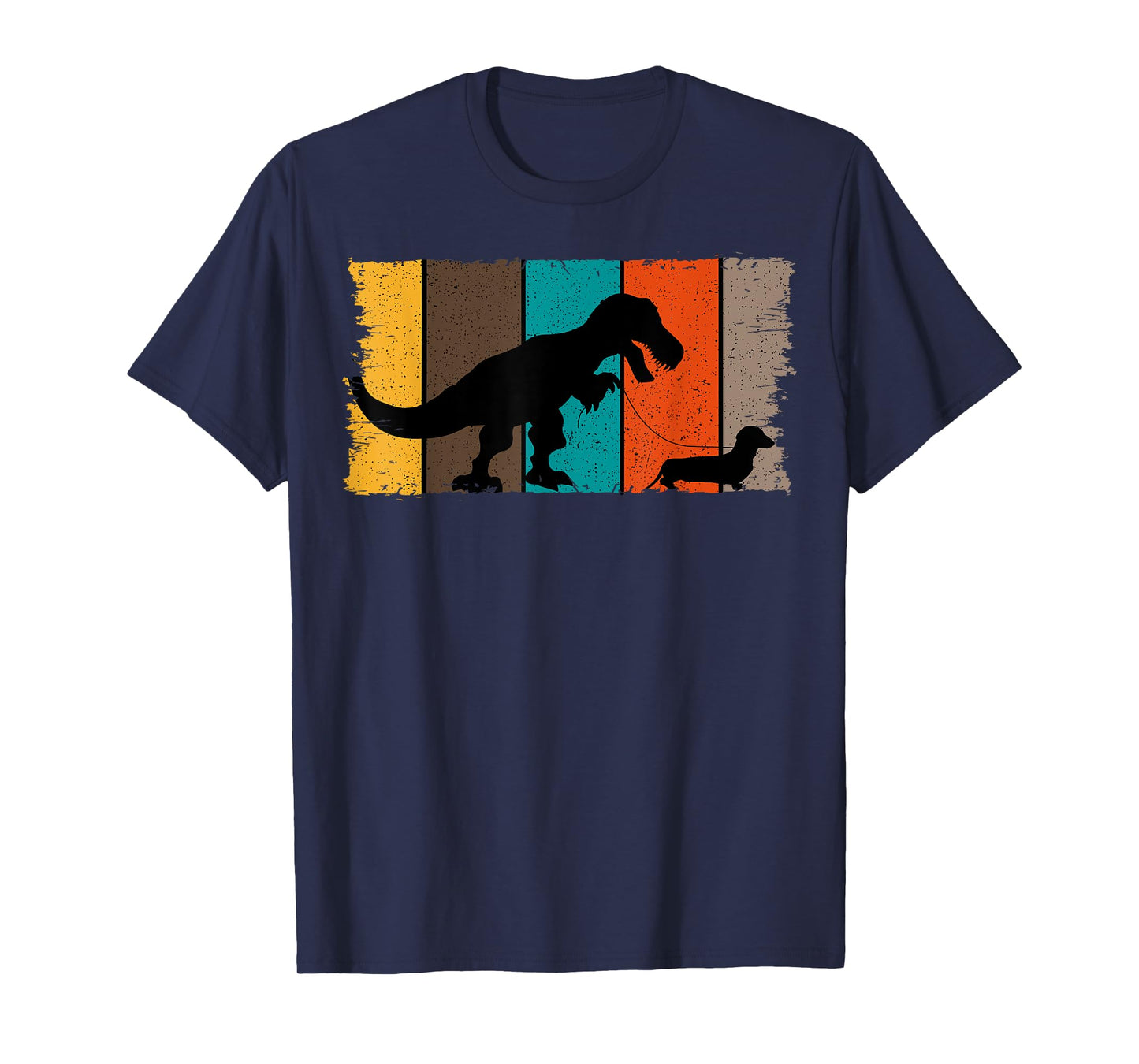 T-Rex Walking Dachshund Sausage Dog Lover T-Shirt