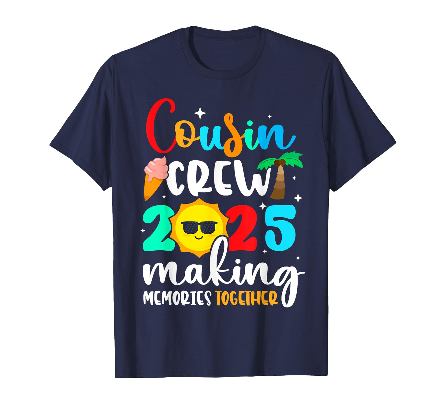 Cousin crew 2025 Summer Vacation Beach Family Trips Matching T-Shirt