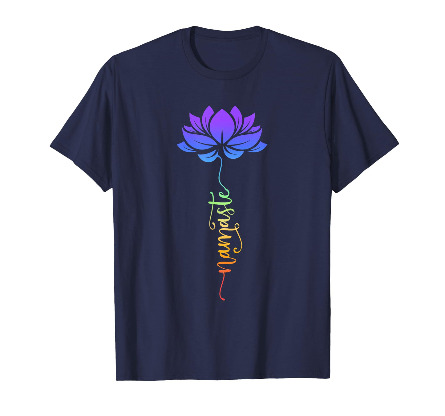 Namaste Lotus Flower Meditation Yoga T-Shirt