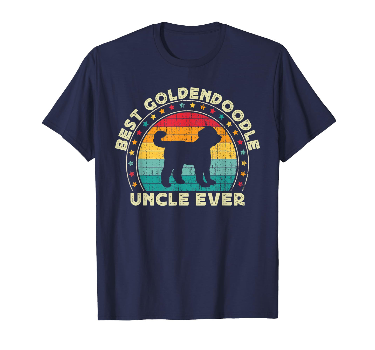Mens Goldendoodle Uncle For Men Doodle Dog Uncle Father's Day Men T-Shirt