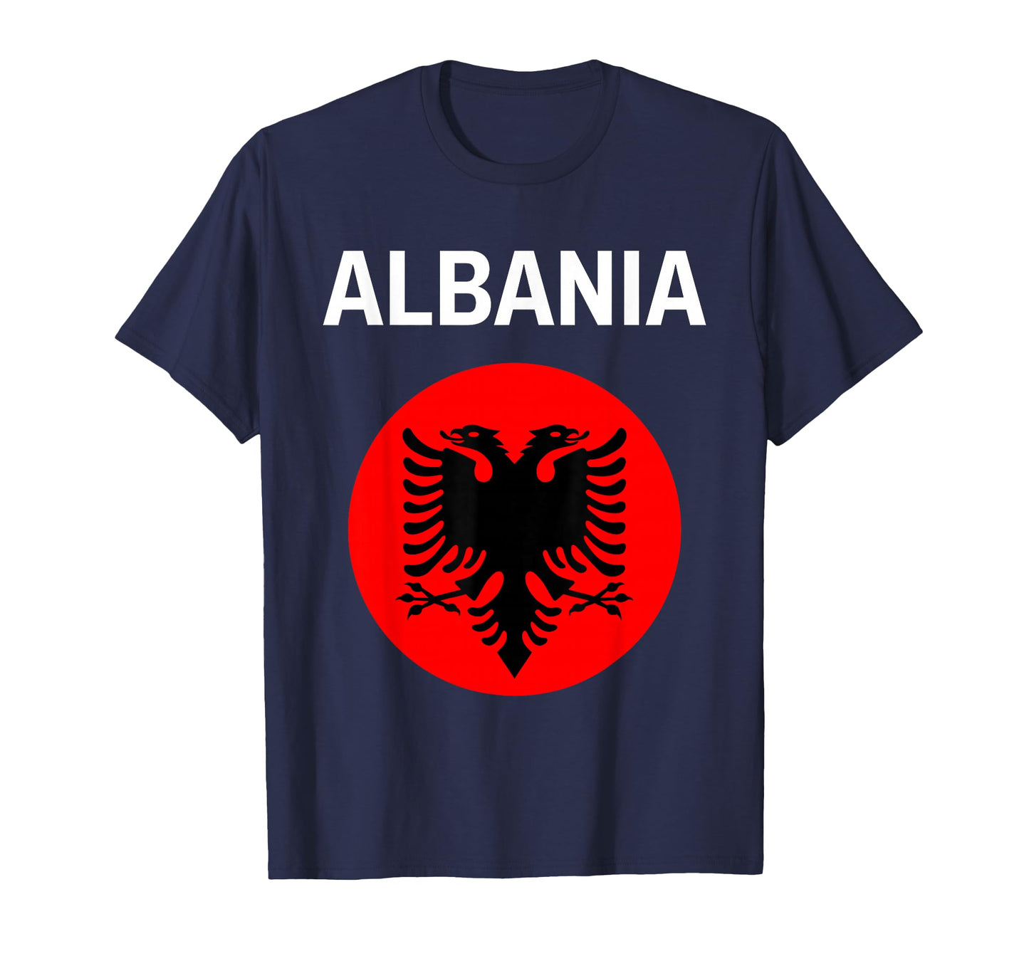 Albania Flag Modern T-Shirt