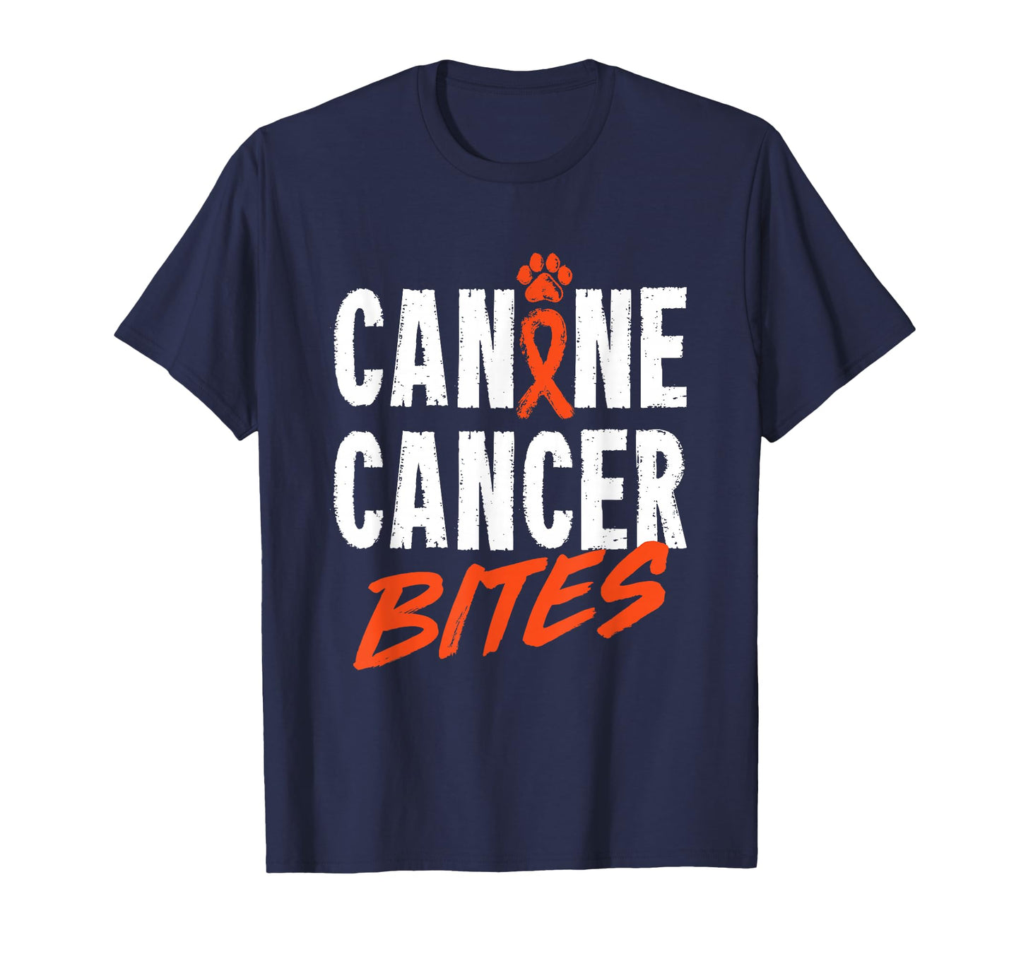 Canine Cancer Bites Dog Pet Carcinoma Support T-Shirt
