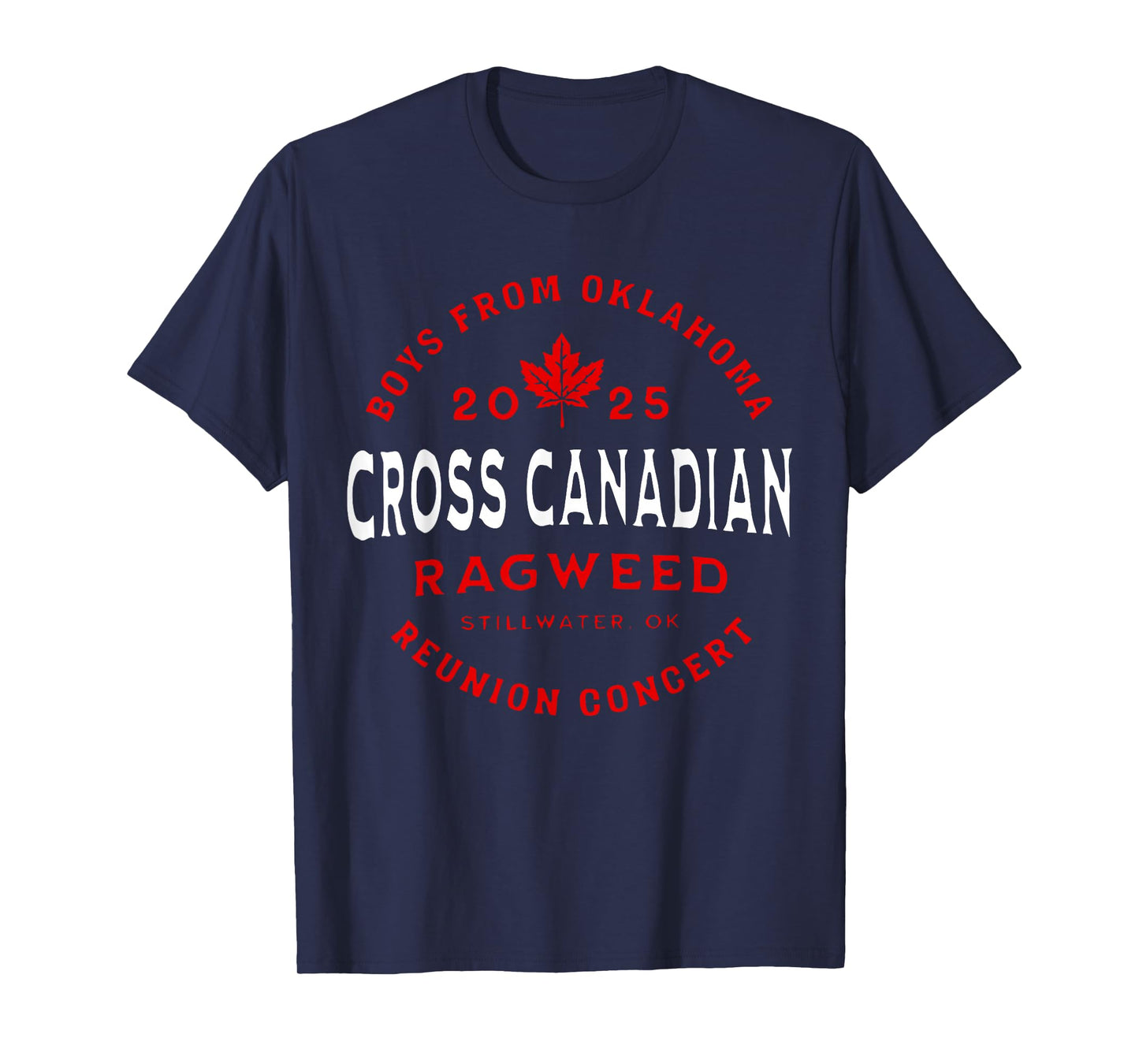Cross Canadian Ragweed The Boys From Oklahoma T-Shirt
