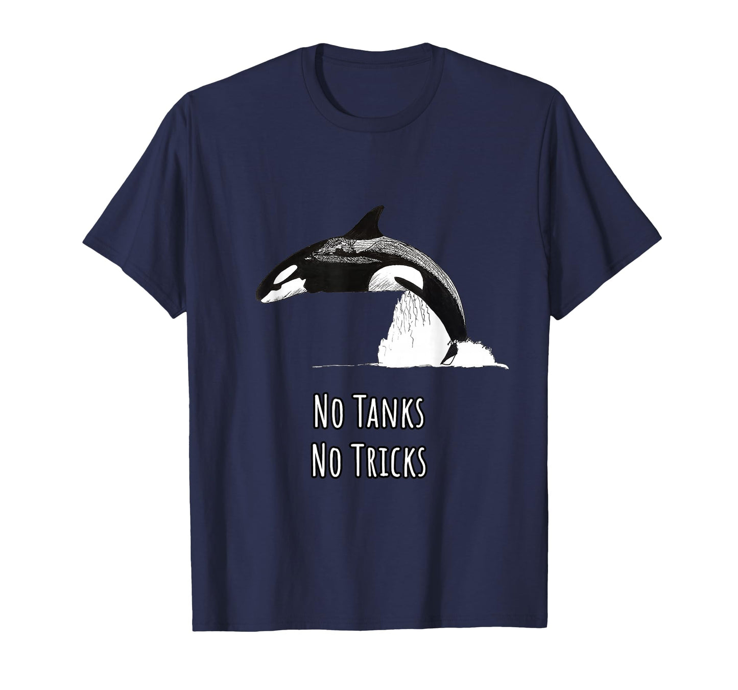 No Tanks No Tricks | Orca Killer Whale Endangered Animals T-Shirt