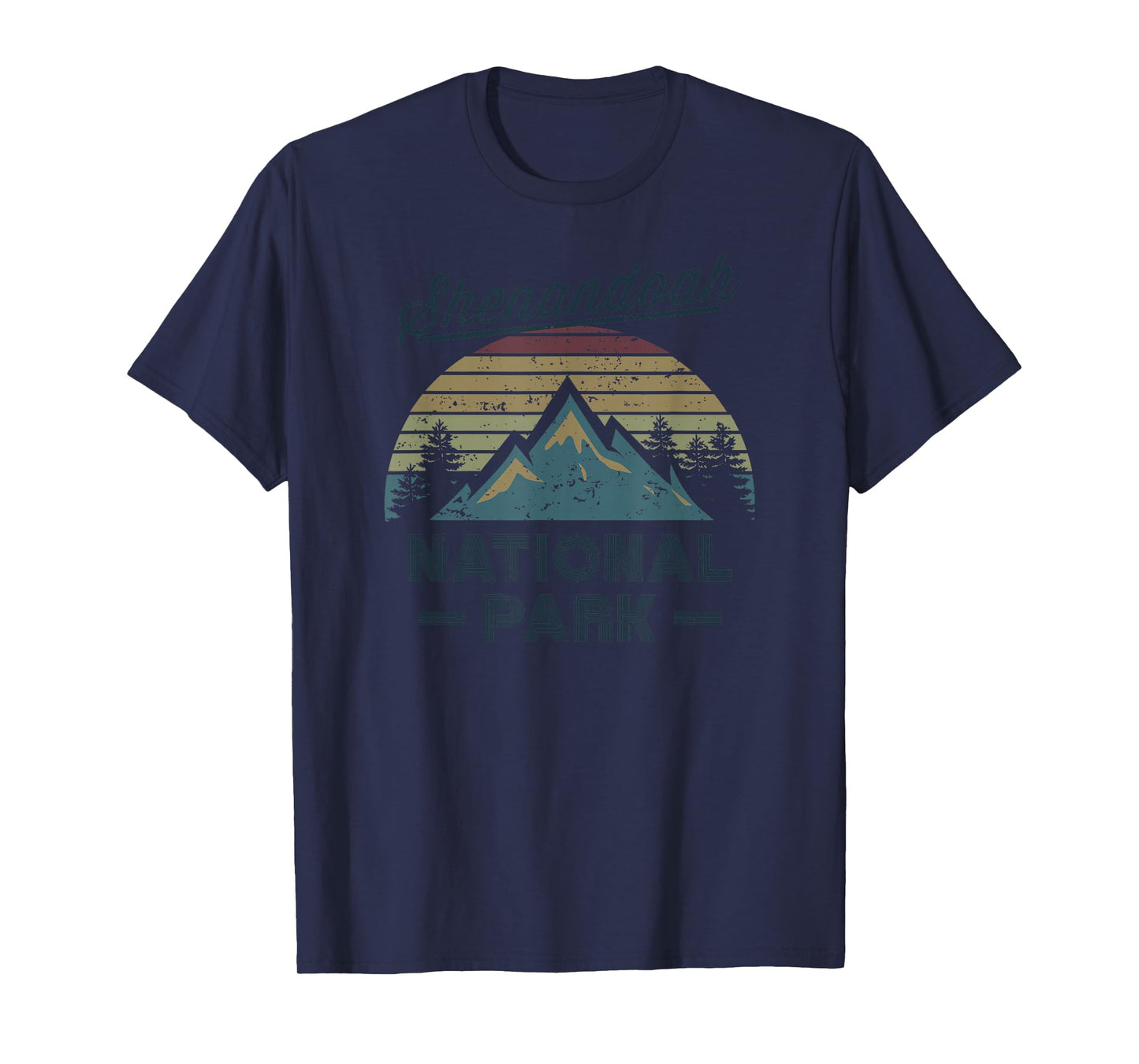 SHENANDOAH NATIONAL PARK Vintage Sunset Love Hiking Camping T-Shirt