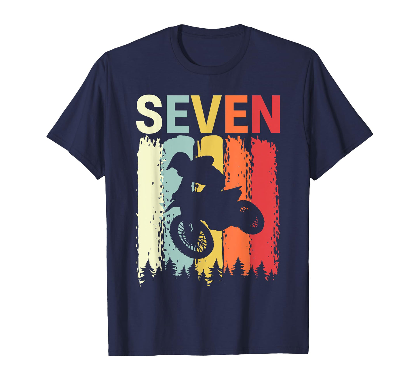 Motocross 7th Birthday Party MX Dirt Bike Birthday T-Shirt