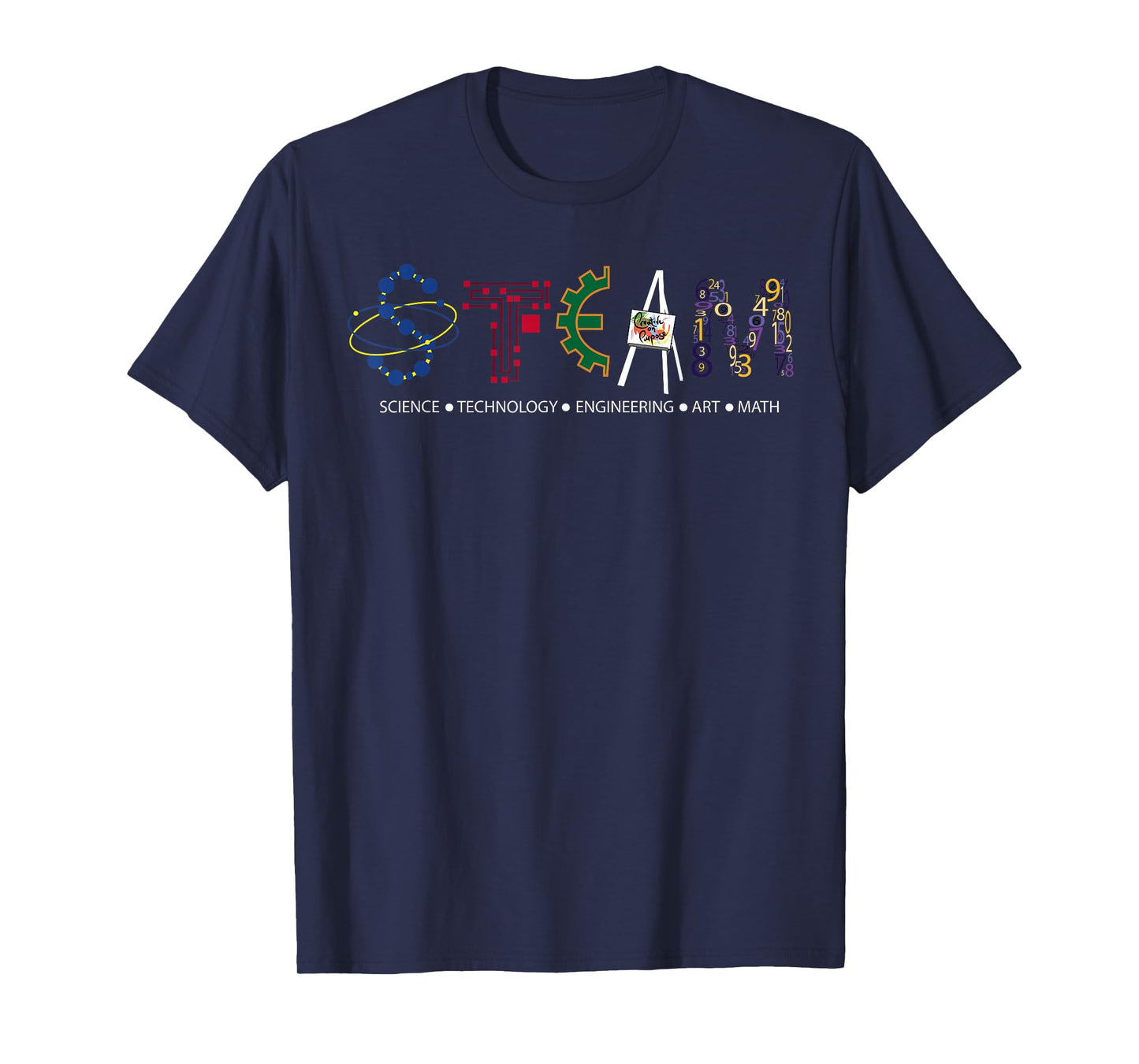STEAM Science Technology Engineering Art Math for Teachers T-Shirt