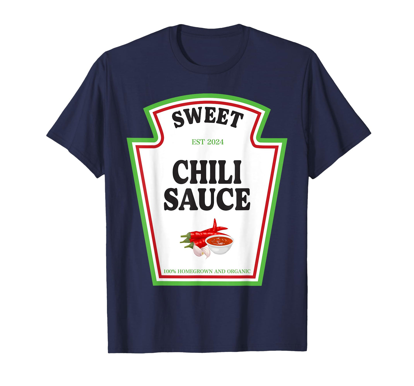 Sweet Chili Sauce Condiment Spice Costume Party Matching T-Shirt