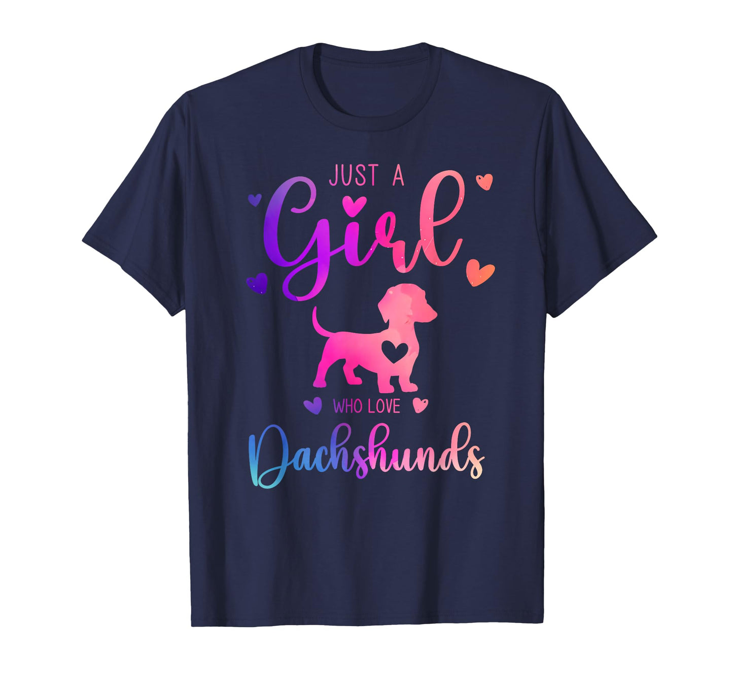 Just a Girl Who Loves Dachshunds Dress for Women and Kids T-Shirt