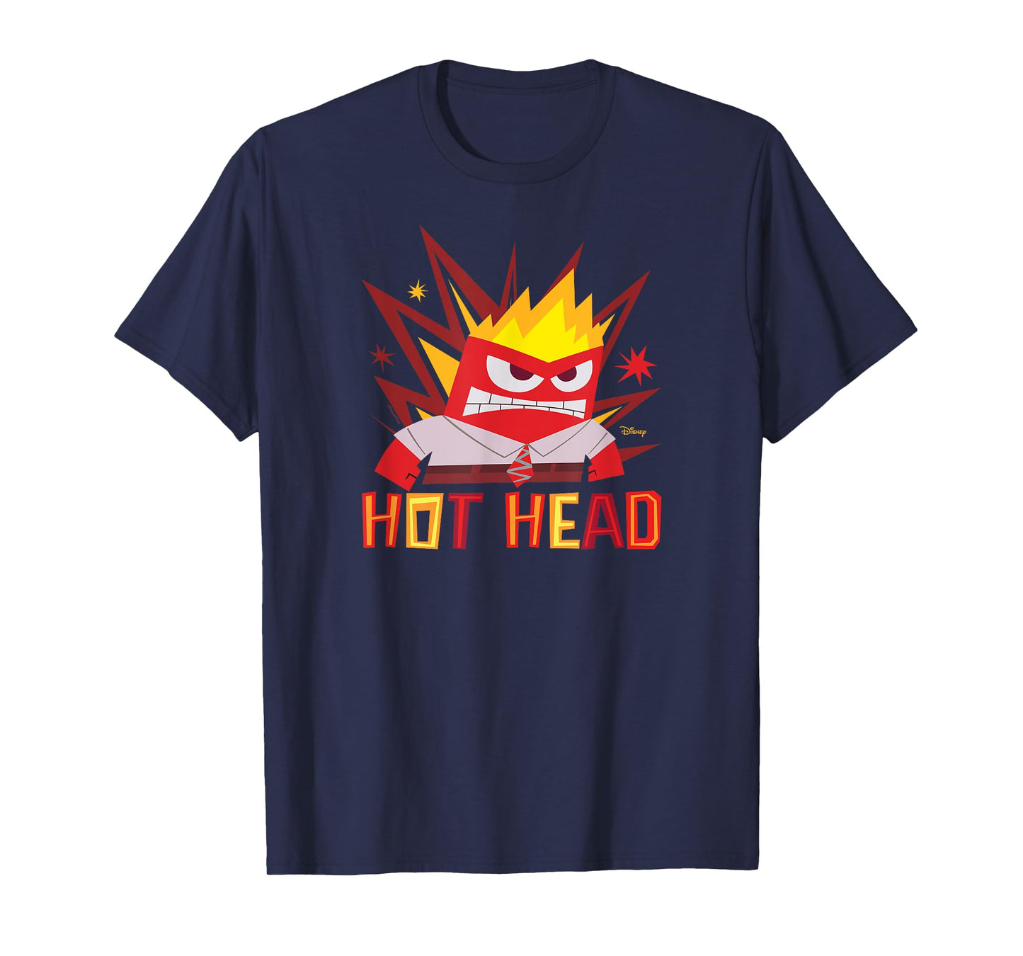 Inside Out 2 - Anger Hot Head Emotion Character T-Shirt