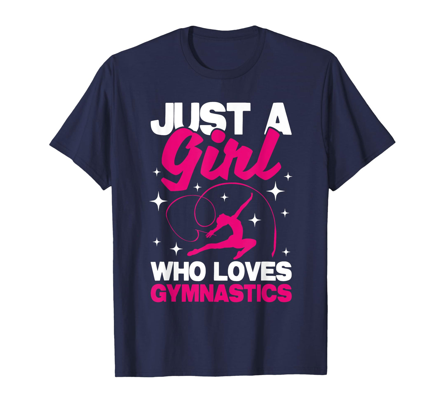 Just A Girl Who Loves Gymnastics - Gymnast Coach Aerobics T-Shirt