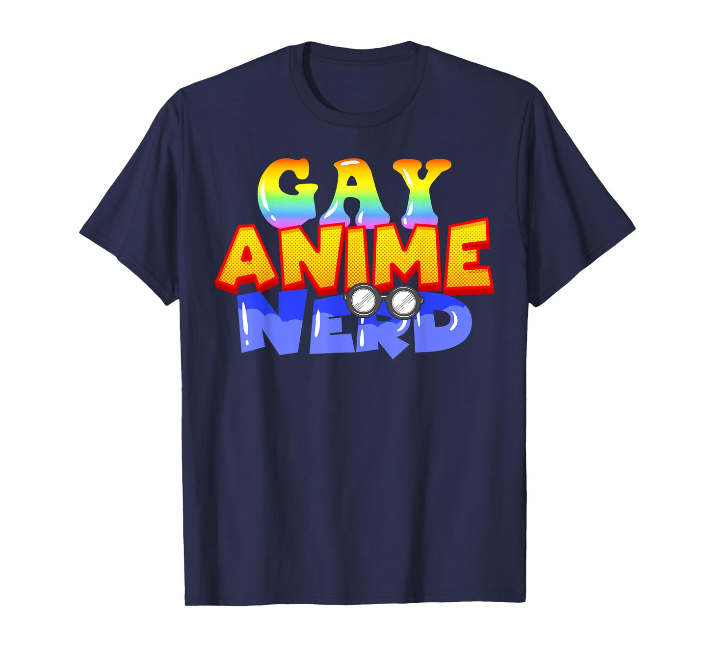 Gay Anime Nerd Funny Anime Lover Pride T-Shirt