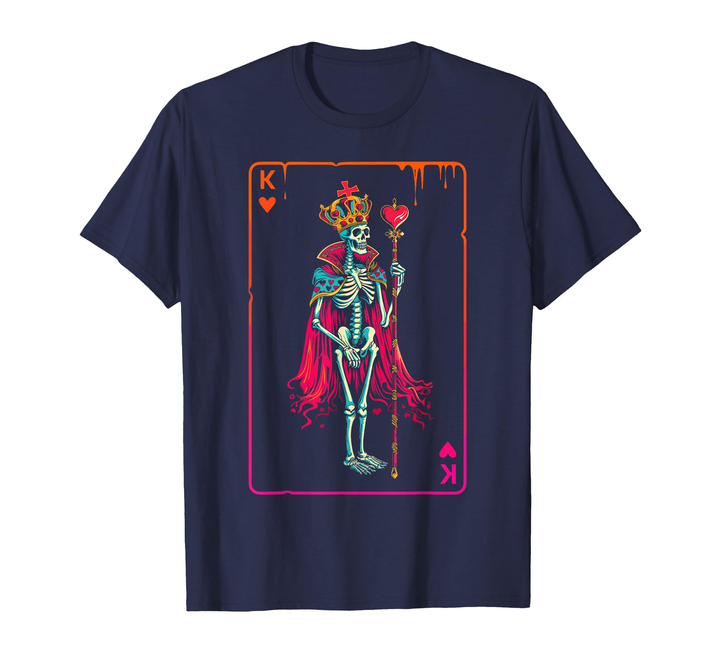 King of Hearts Halloween Costume Valentines Poker Couple Set T-Shirt