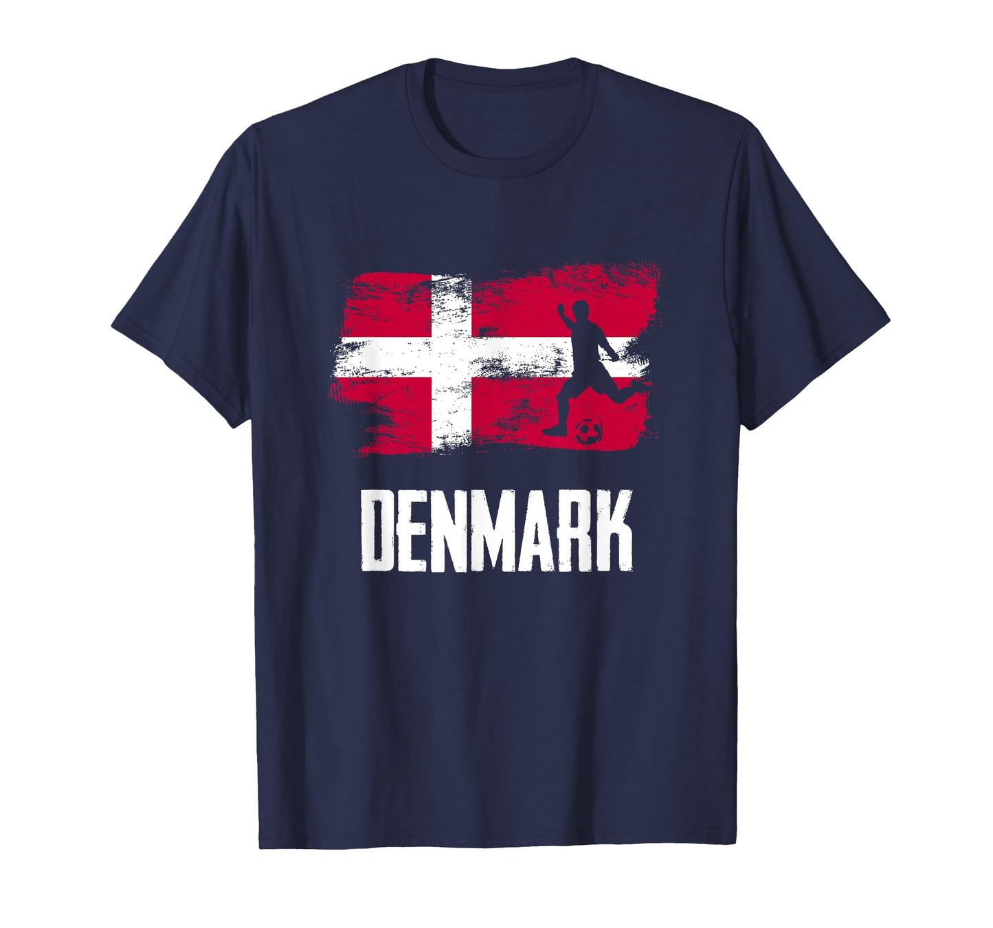 Denmark Flag Jersey Danish Soccer Team Danish T-Shirt
