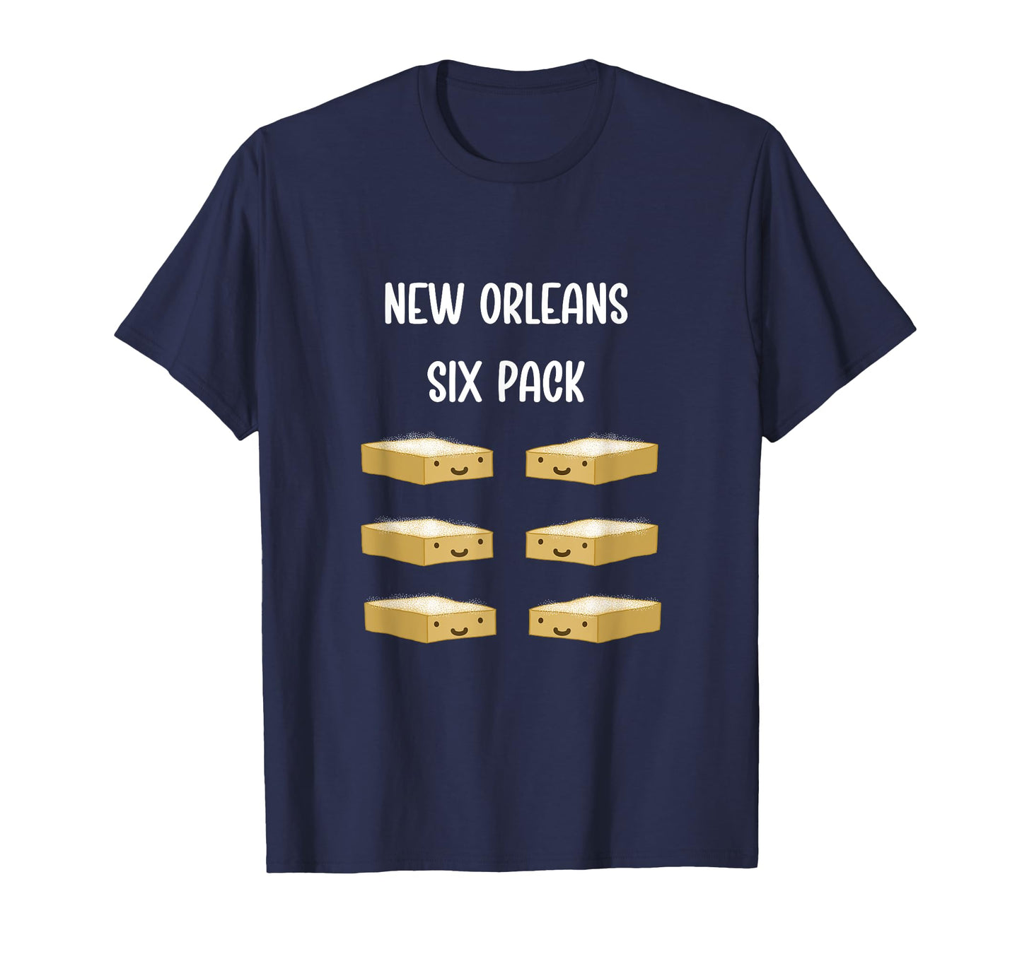 Visit New Orleans, Louisiana. Funny NOLA Beignet Design. T-Shirt