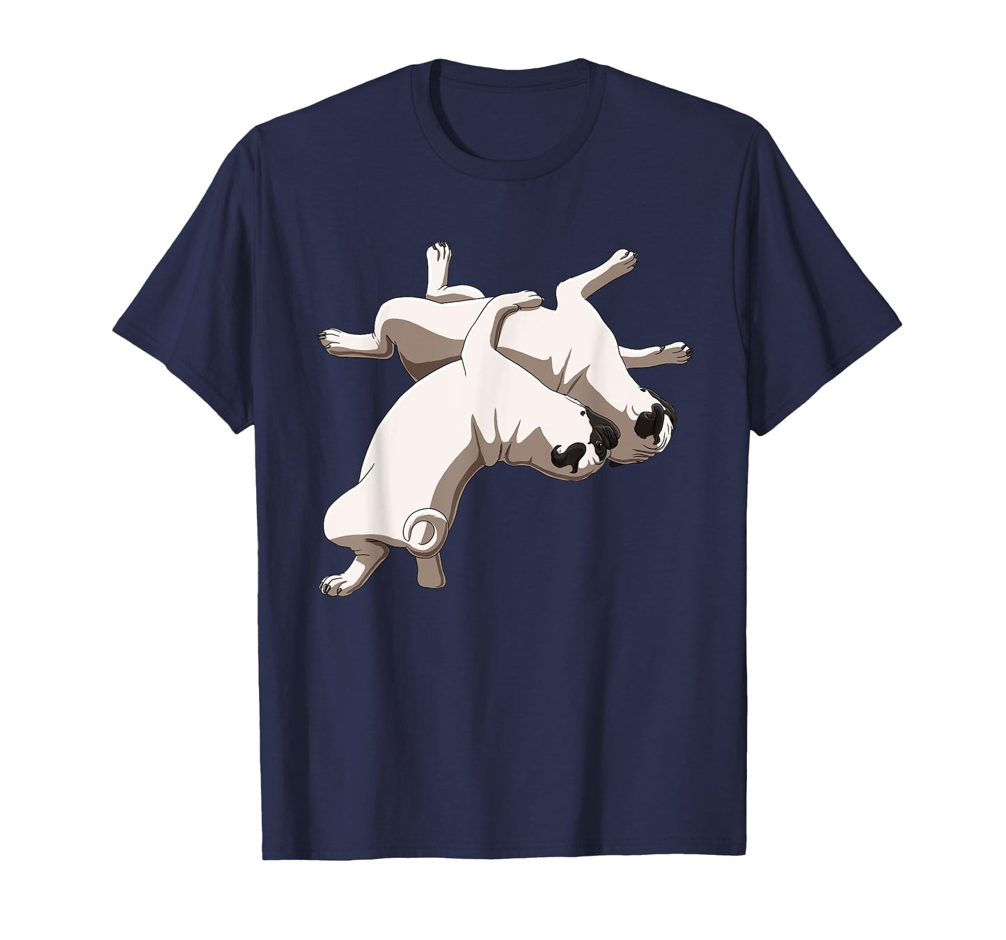 Funny Wrestling Dog Wrestler Pug T-Shirt for Men Women Girls Kids