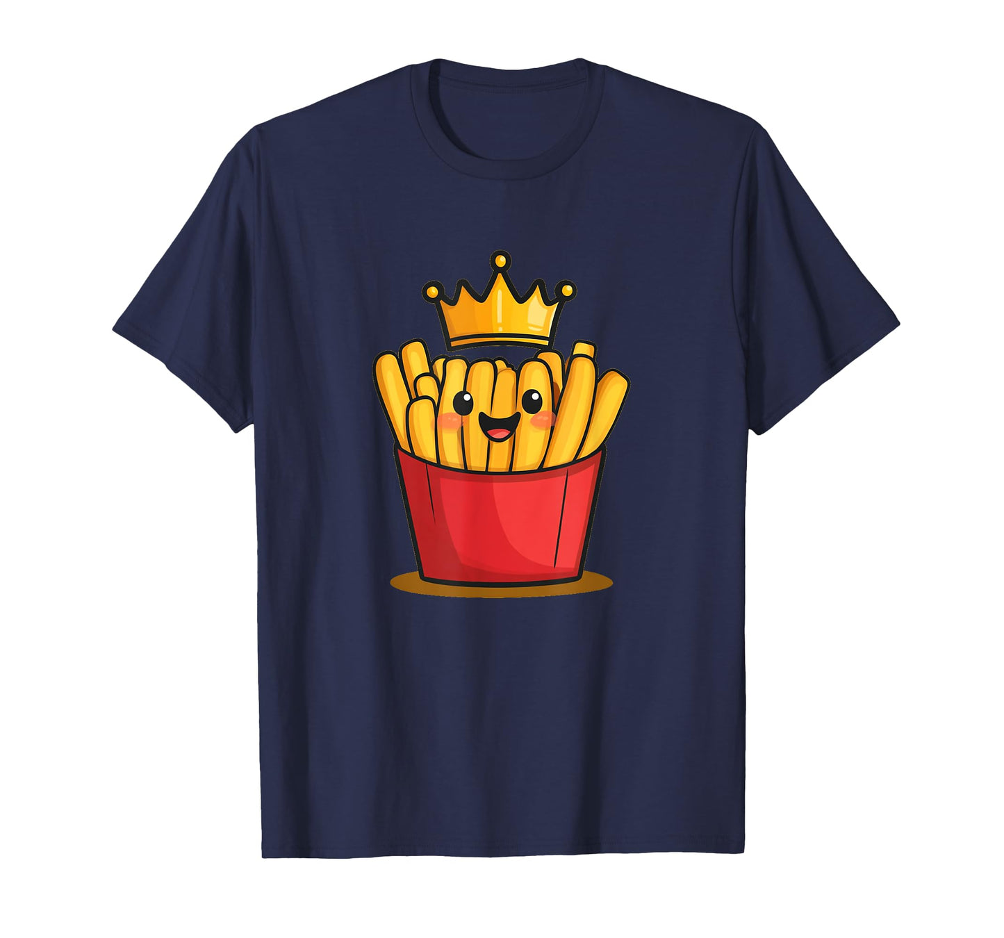 Nice French Fries with Crown for Boys and Girls T-Shirt