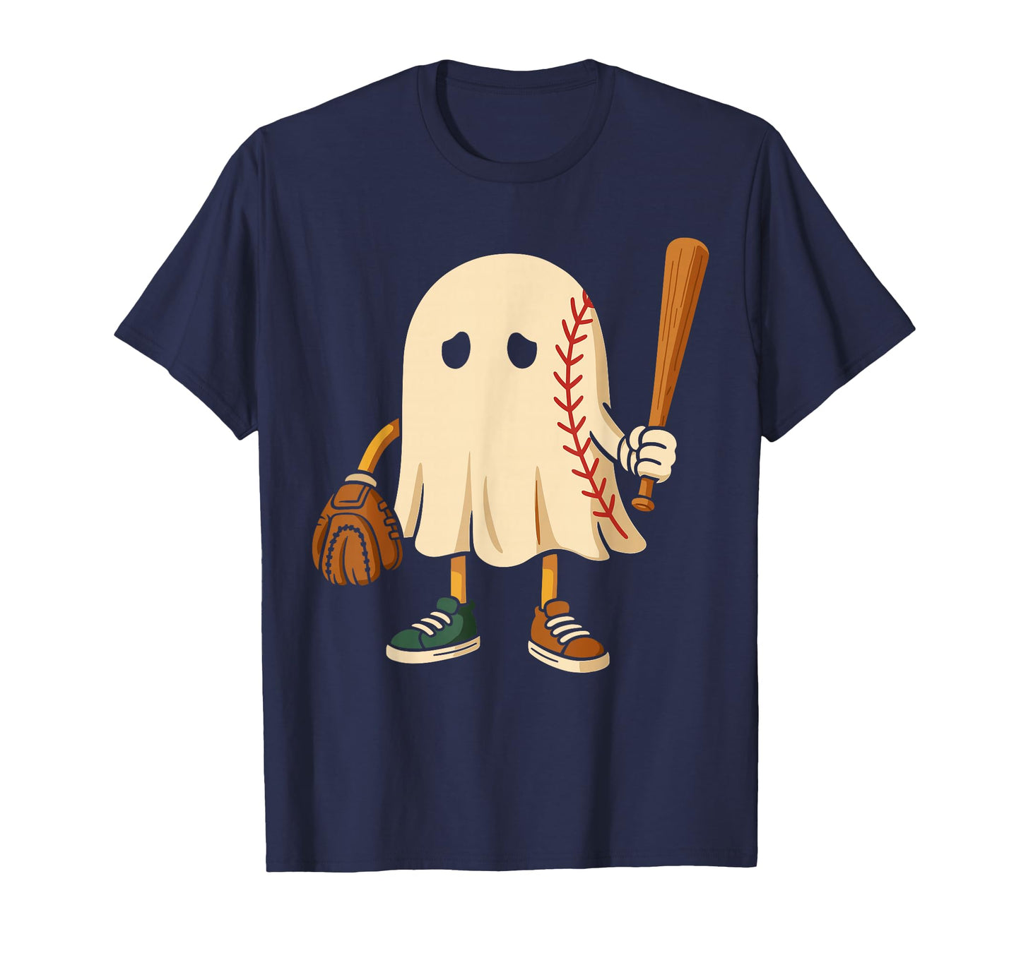 Funny Halloween Shirts for Boys, Drippy Ice Cream Ghost T-Shirt