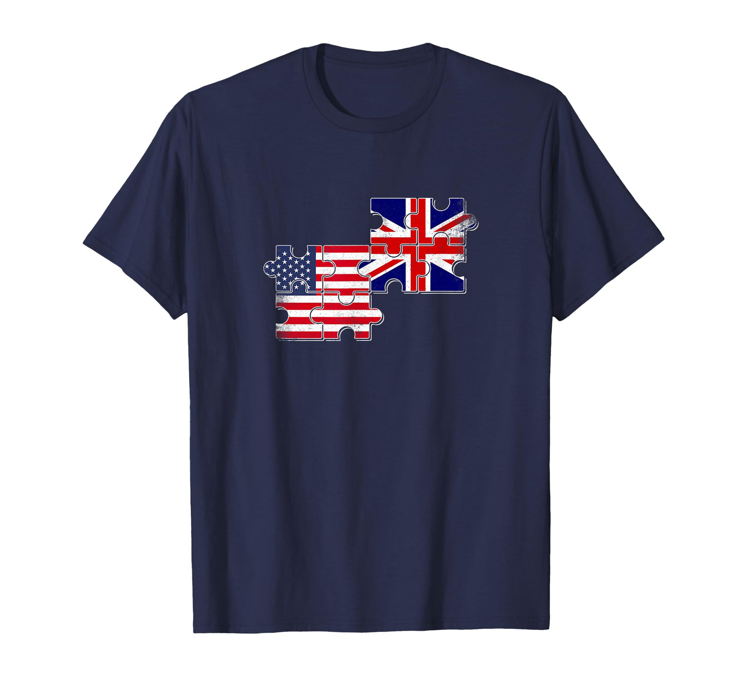 Great Britain USA Flag British Roots American T-Shirt