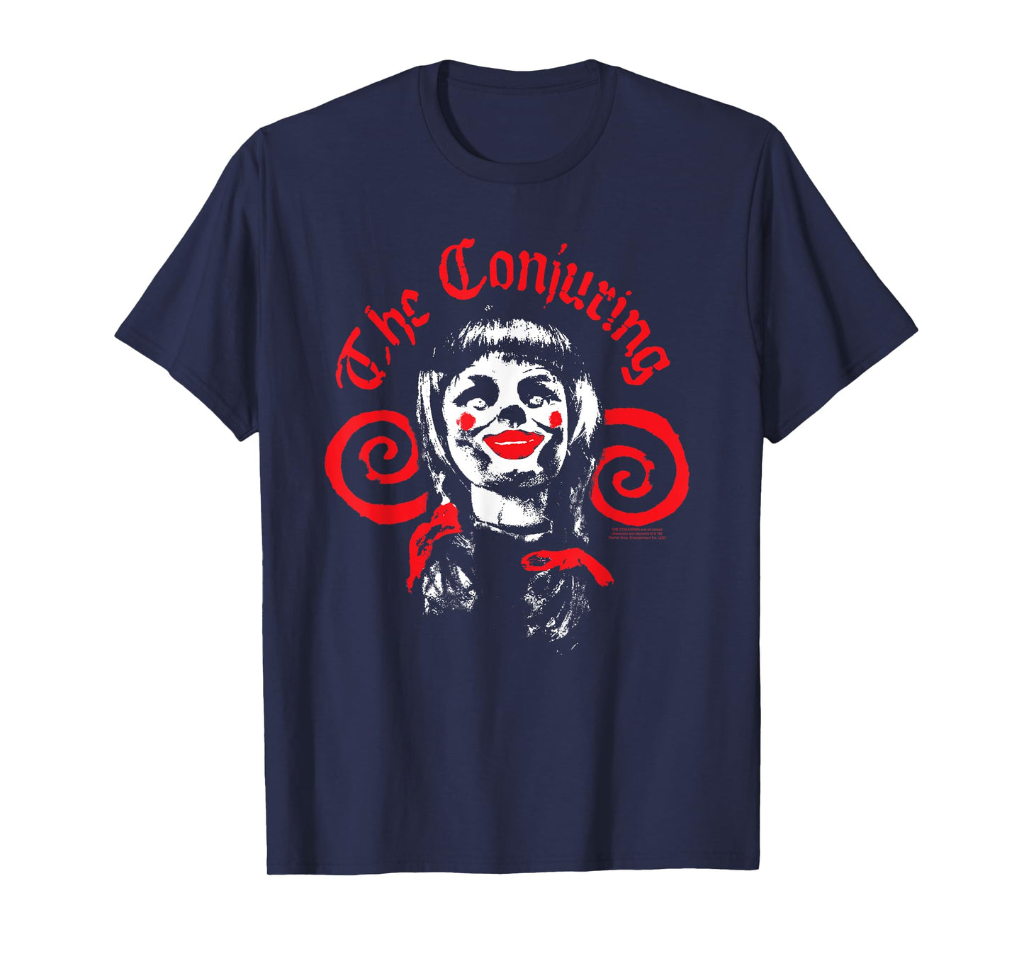 The Conjuring Grunge Photo Annabelle Doll Horror Movie T-Shirt