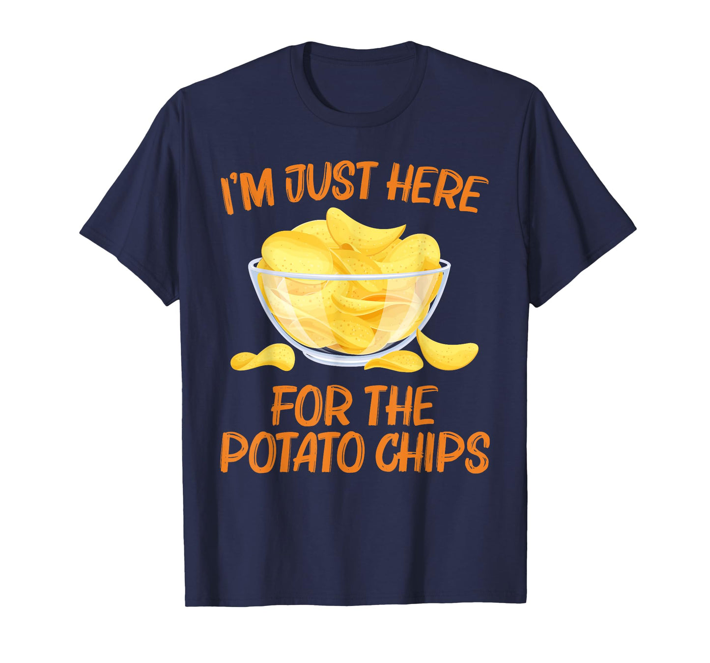 Cool Potato Chips Art For Men Women Kids Potato Chips Lover T-Shirt