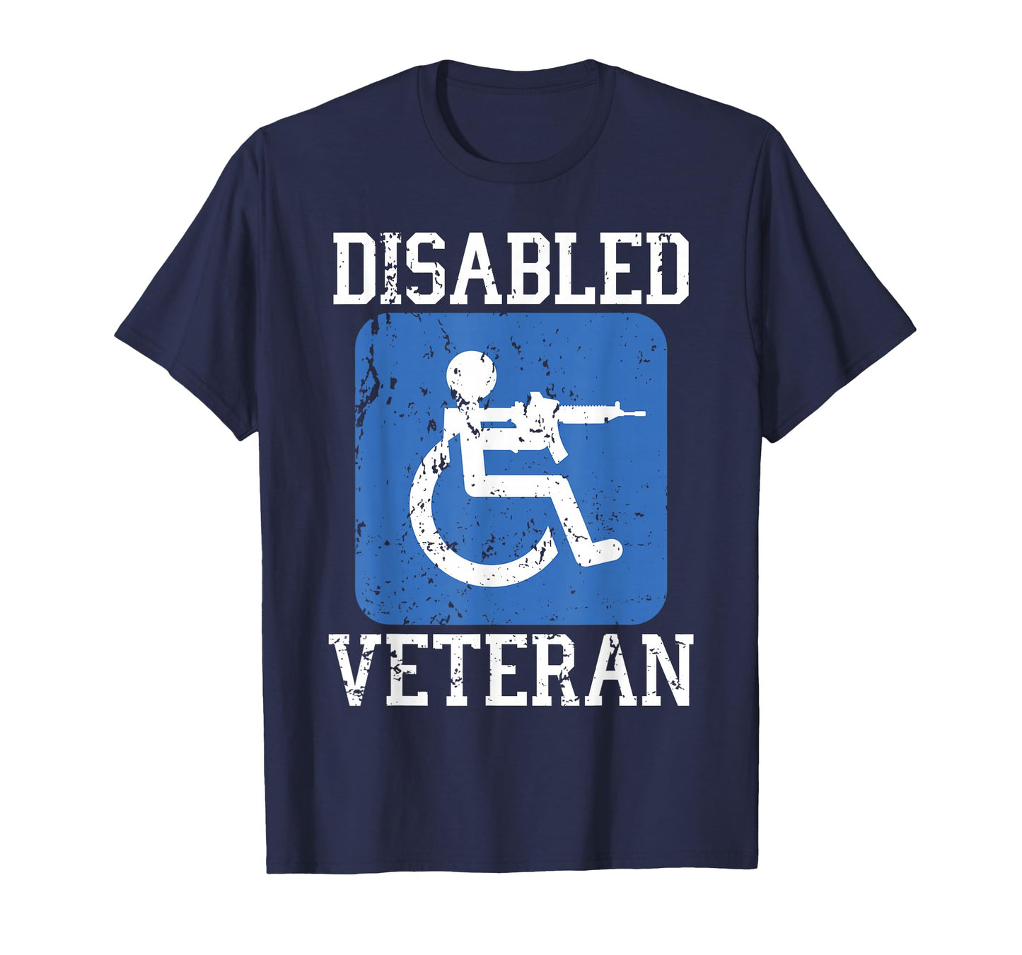 Disabled Veteran Armed Forces Military Soldier Army USA T-Shirt