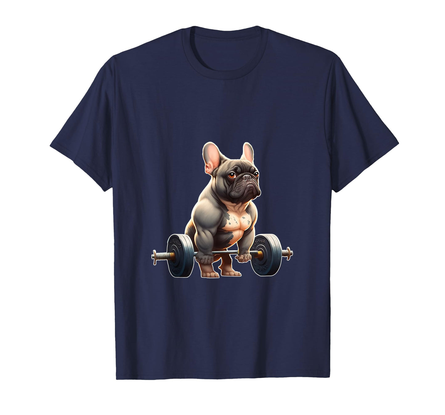 Funny French Bulldog Bodybuilding Gym Frenchie Weightlifter Tank Top