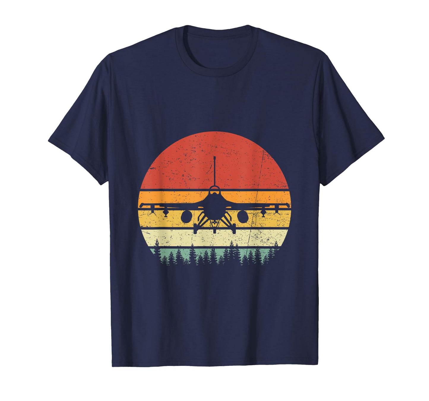 F-16 Fighting Falcon Retro Vintage Fighter Jet Aircraft T-Shirt