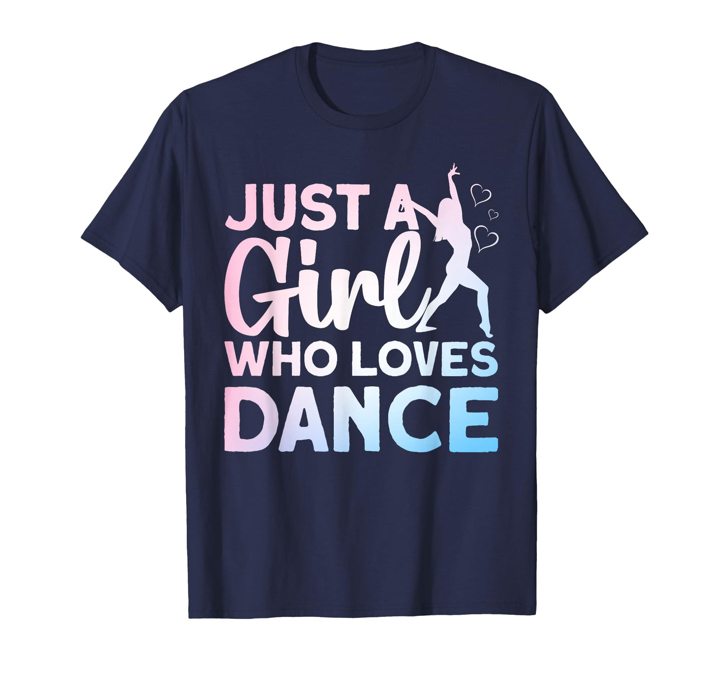 Cool Dance Art For Girls Women Dancing Lover Lyrical Dancer T-Shirt